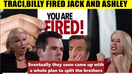 CBS Young And The Restless Spoiler Billy and Traci end the tension - fire Jack a