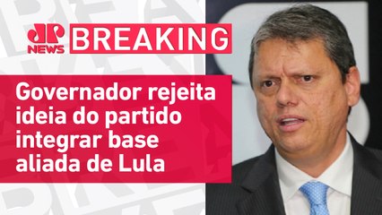 Tarcísio critica entrada do Republicanos no governo Lula | BREAKING NEWS