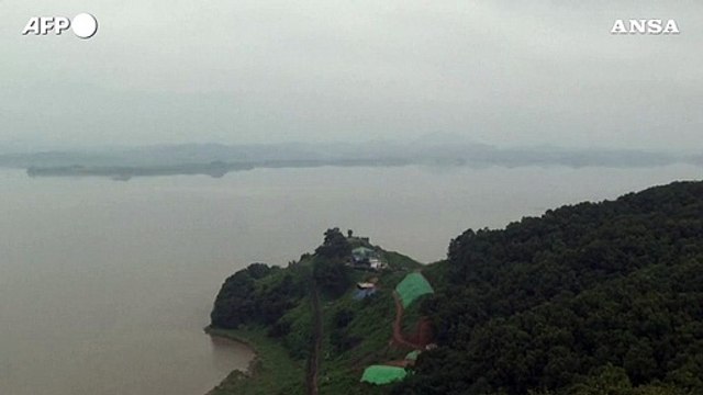 Corea del Nord, le immagini del Mar del Giappone dopo lancio di missili balistici