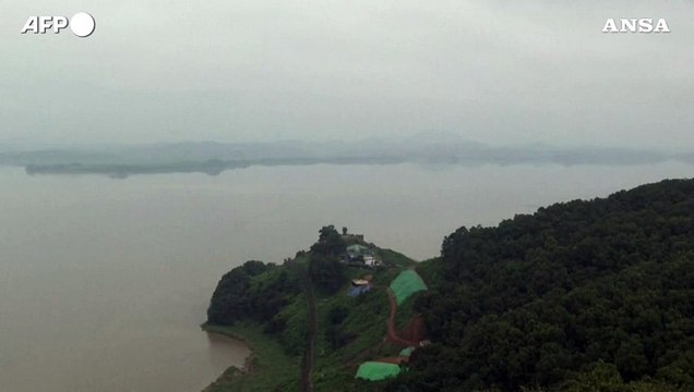 Corea del Nord, le immagini del Mar del Giappone dopo lancio di missili balistici