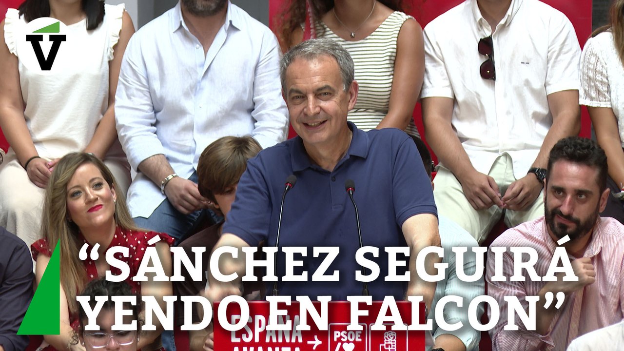 Zapatero augura un "sorpresón" a favor del PSOE: "Sánchez seguirá yendo en Falcon tras el 23J"