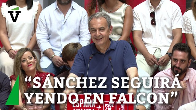 Zapatero augura un sorpresón a favor del PSOE: Sánchez seguirá yendo en Falcon tras el 23J