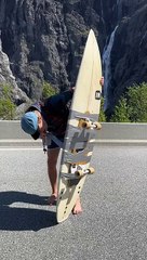 Patiner sur une planche de surf