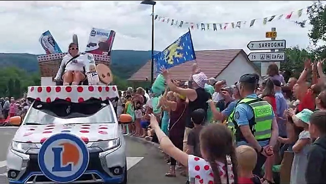 Passage de la caravane à Orgelet