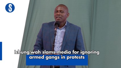 Ichung'wah slams media for ignoring armed gangs in protests