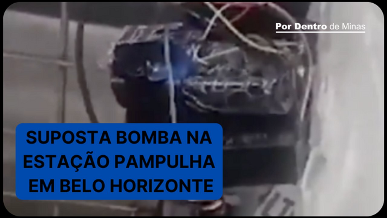 Suspeita de bomba mobiliza Bope na Estação Pampulha, em Belo Horizonte