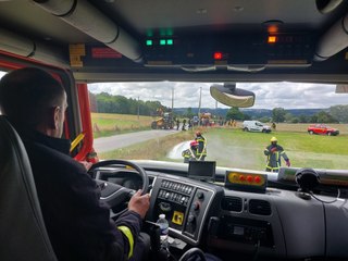 Seine-Maritime : au cœur d'un exercice anti-incendie