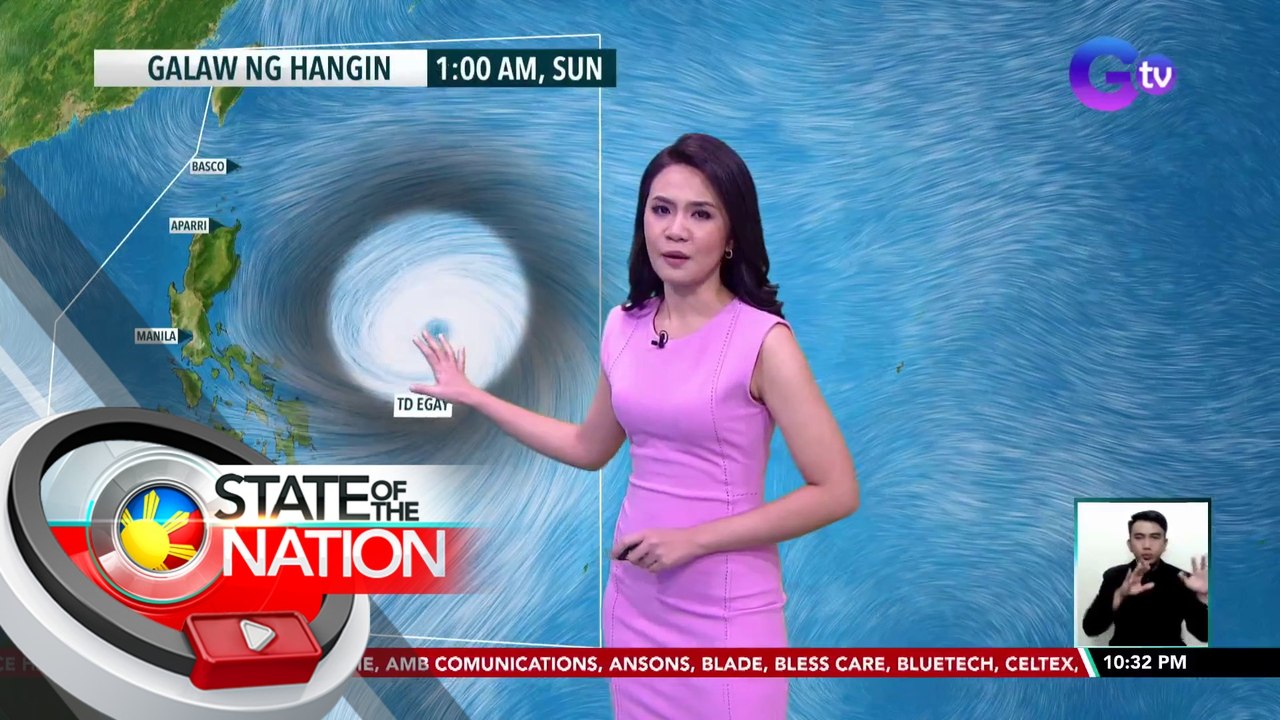 Bagyong Egay Updates | SONA