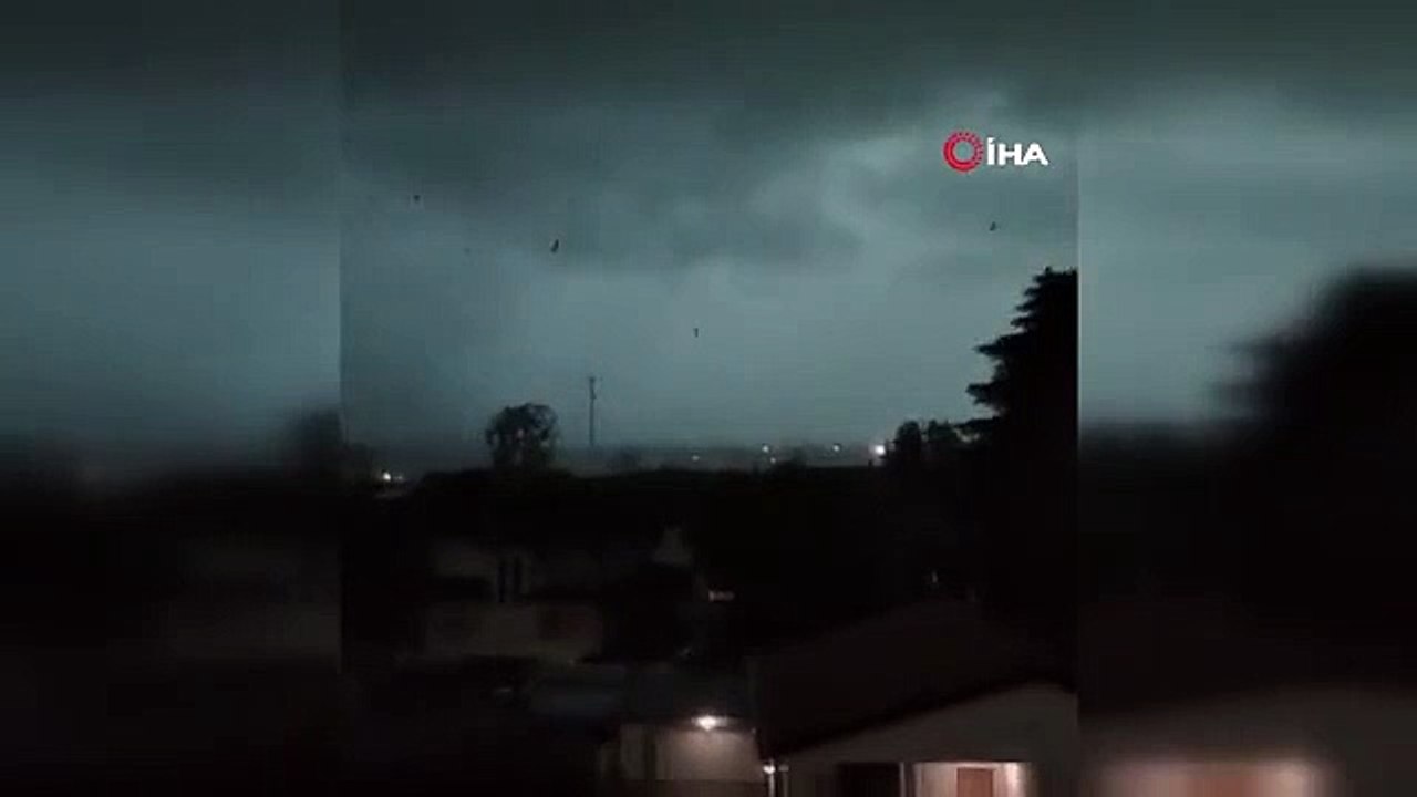 Tornade en Italie： Des arbres sont tombés, des toits de maisons ont été emportés
