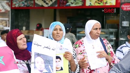 قضية اختفاء 51 شخصا.. عائلات المختفين تحتج بالرباط_ داهم حراك ومعرفناش مصيرهم