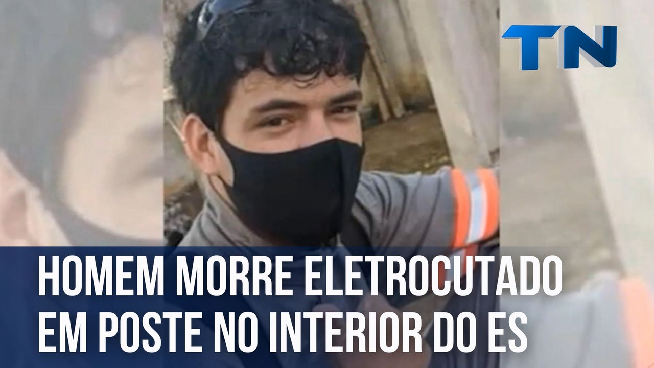 Homem morre eletrocutado em poste no interior do ES