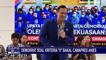 Demokrat Bicara soal Kriteria Nomor 0 Bacawapres Anies Baswedan