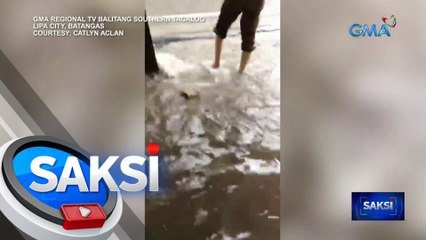 Ilang bahay sa Lipa, Batangas, pinasok ng baha | Saksi