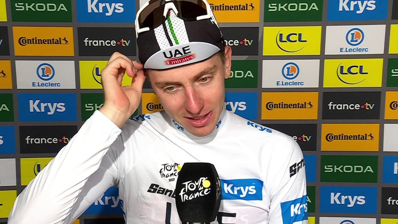 Tour de France 2023 - Tadej Pogacar : "I'm really happy for Matej Mohoric because he deserves it after everything he's been through for months"