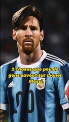 2 choses que peu de gens savent sur Lionel Messi #lionelmessi #argentine #psg #FCBarcelone  #InterMiami