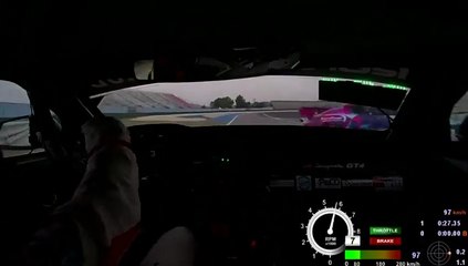 GT4 Europe Misano 2023 Paid Testing Bolting Cheli Big Pit Exit Crash Onboard
