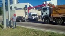 Le camion a percuté la voiture à Sinop： 1 blessé