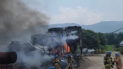 경기 포천 닭장에서 불...3개 동 전소 / YTN