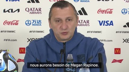 USA - Andonovski : "Pour gagner cette Coupe du monde, nous aurons besoin de Rapinoe"