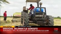 Cumhurbaşkanı Erdoğan, Zelenskiy ile telefon görüşmesi! Tahıl koridoru anlaşmasının uzatılması konusu ele alındı