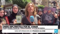 Cientos de libaneses musulmanes se unieron a las protestas de Irak para exigir respeto por el Corán