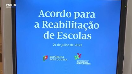 "É um momento histórico." Governo e municípios vão reabilitar mais de 400 escolas