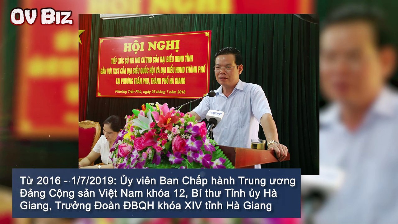 Triệu Tài Vinh - Nguyên Bí Thư Tỉnh Ủy Hà Giang - Cả Họ Làm Quan Đúng Qui Trình