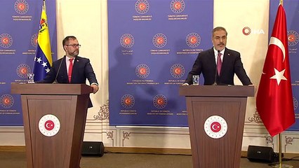 Bakan Fidan: Türkiye olarak Venezuela'ya yönelik tek taraflı yaptırımlara ve dış müdahalelere karşıyız