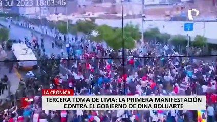 Toma de Lima: crónica del primer día de protestas en la capital