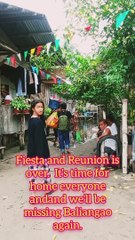 Tourists and Visitors Leave for Home when Baliangao Fiesta Is Over