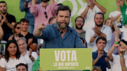 Espinosa de los Monteros llama a la movilización con "intensidad": "El botón azul no funciona. Quedan el rojo o el verde"