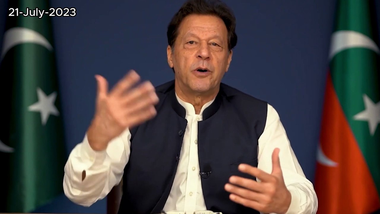  LIVE | Chairman PTI Imran Khan's Important Address to Nation | 21 July 2023