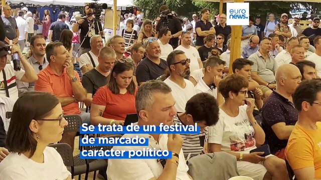 El festival rumano de Tusványos espera la intervención del primer ministro húngaro Viktor Orbán