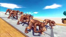 Who can Escape from Dangerous Levels and Save the Kong - Animal Revolt Battle Simulator