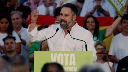 Abascal enumera las propuestas ideológicas de Vox para el 23-J