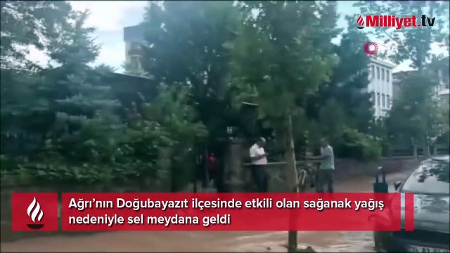 Doğubayazıt'ta sağanak yağış! AFAD hasar tespit çalışmalarına başladı