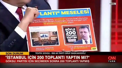 Tevfik Göksu'dan İmamoğlu'na: İstanbul için 200 toplantı yaptın mı?