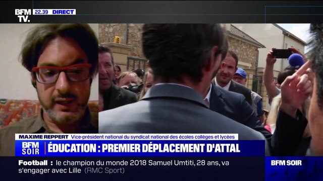 Remaniement: Au niveau de l'Éducation nationale, la continuité, c'est tout simplement d'aller droit dans le mur , pour Maxime Reppert (syndicat national des écoles, collèges et lycées)