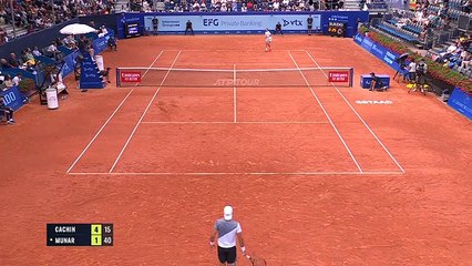 Cachín dejó afuera a Munar y está en semifinales en Suiza