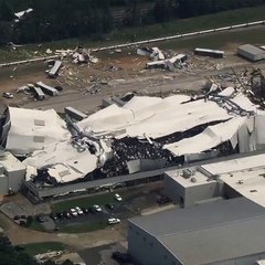 ABD'de kasırga; Pfizer'ın fabrikası yerle bir oldu