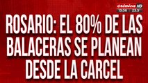 Rosario: el 80% de los delitos se organizan desde la cárcel