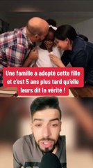 Cette famille adopte une fille mais 5 ans plus tard elle avoue la vérité !