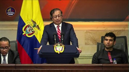 Discurso de Gustavo Petro en la instalación de la segunda legislatura del Congreso