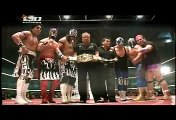 Euforia & Niebla Roja & Último Guerrero © vs Atlantis & Máximo & Valiente for the CMLL World Trios Championship | CMLL 10 27 2014 Arena Puebla