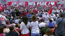 Sánchez confía en acallar sondeos y batir a la derecha el domingo en España