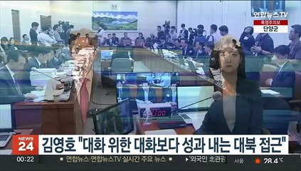김영호 "북한과 대화를 위한 대화보다 성과 내는 접근할 것"