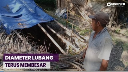 Lubang Besar Muncul di Kulonprogo, Diameter Makin Besar dan Dalam