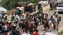 برگزاری رژه هزاران مکزیکی سوار بر اسب در صدمین سالگرد ترور پانچو ویا