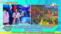 ‘Toma de Lima’: comerciantes registran pérdidas ecónomicas por manifestación