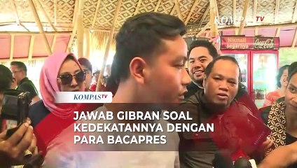 Jawab Gibran Rakabuming Raka soal Kedekatannya dengan Para Bacapres